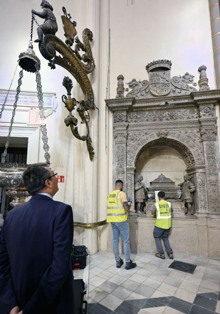 Un dron de última generación apoyará la restauración de la Urna de Alfonso X El Sabio en la Catedral - 1, Foto 1