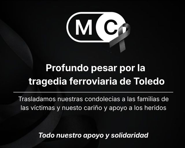 MC Cartagena expresa su profundo pesar por la tragedia ferroviaria de Toledo MC Cartagena expresa su profundo pesar por la tragedia ferroviaria de Toledo