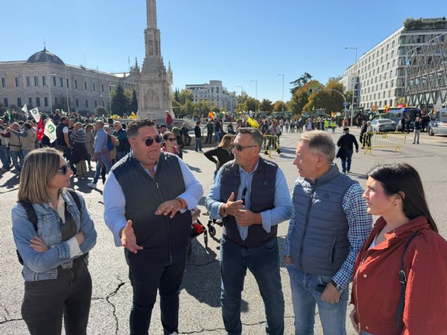 El PP de Lorca acompa&ntilde;a a los agricultores lorquinos en Madrid y respalda sus reivindicaciones para garantizar el futuro del campo - 3, Foto 3