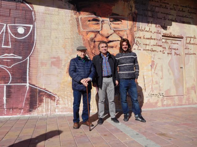El Ayuntamiento de Fortuna, presenta con dos murales artísticos, el próximo proyecto de embellecimiento de su casco urbano. - 1, Foto 1