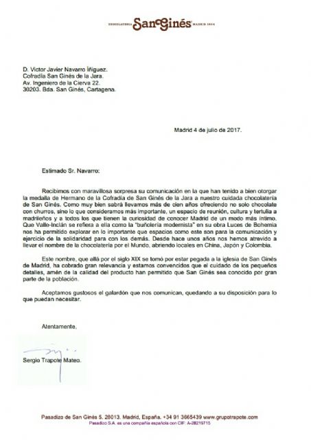 Visita de la Cofradía de San Ginés de la Jara - Chocolatería de San Ginés - 4, Foto 4