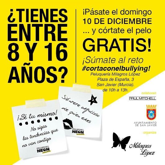 La campaña #cortaconelbullying invita a menores de entre 8 y 16 años a un corte de pelo gratis - 2, Foto 2