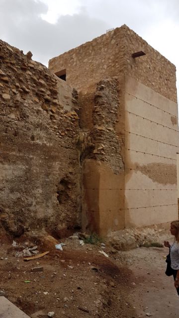 El PSOE reclama en el Pleno del Ayuntamiento de Lorca el adecentamiento de la torre Rojano - 3, Foto 3