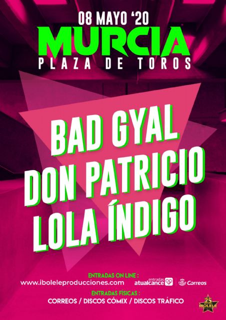 Bad Gyal, Don Patricio y Lola Índigo juntos en Murcia en 2020 - 1, Foto 1