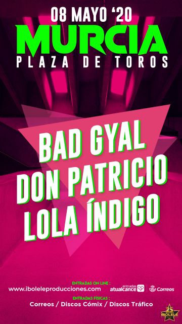 Bad Gyal, Don Patricio y Lola Índigo juntos en Murcia en 2020 - 2, Foto 2