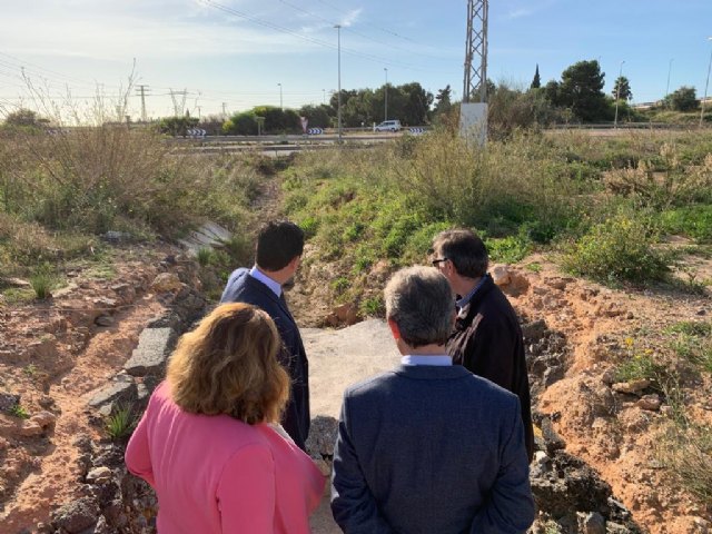 Las obras del nuevo acceso peatonal entre Pozo Aledo y San Javier estarán finalizadas en abril de 2020 - 1, Foto 1