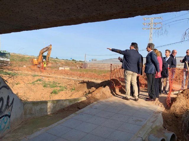 Las obras del nuevo acceso peatonal entre Pozo Aledo y San Javier estarán finalizadas en abril de 2020 - 3, Foto 3