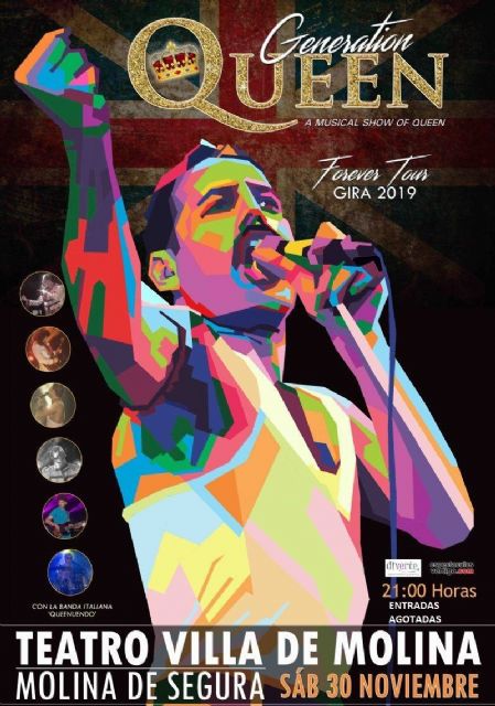 El tributo internacional a Freddie Mercury FOREVER QUEEN llega al Teatro Villa de Molina con todas las localidades agotadas - 1, Foto 1