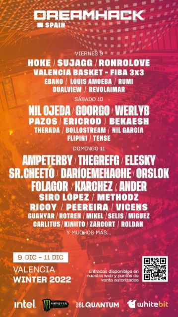 DreamHack Valencia reunirá en su edición más completa a artistas, streamers y podcasters del más alto nivel - 1, Foto 1