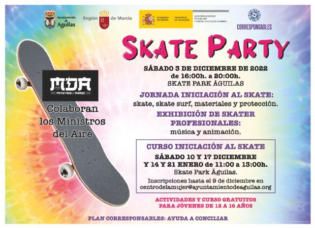 La concejalía de Igualdad organiza una Jornada de Iniciación al Skate - 1, Foto 1