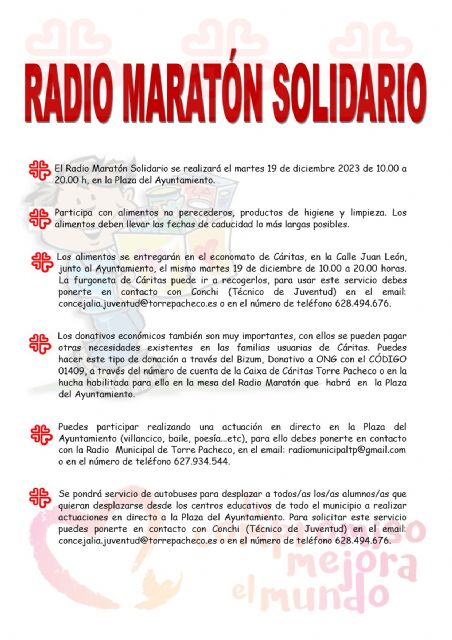Radio Maratón a beneficio de Cáritas Torre Pacheco 2023 - 1, Foto 1