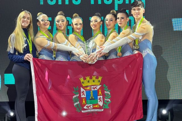 El Club Rítmica Cartagena se proclama campeón del mundo de gimnasia estática de grupo - 1, Foto 1