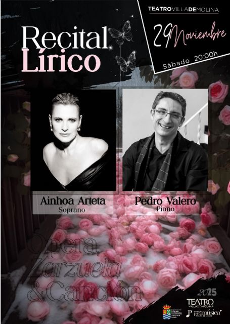 La soprano Ainhoa Arteta y el pianista Pedro Valero llegan al Teatro Villa de Molina este sábado, 29 de noviembre, con un recital lírico - 1, Foto 1