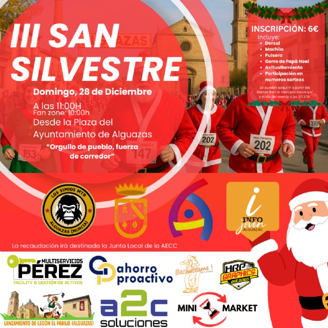 La III San Silvestre de Alguazas tendrá lugar el 28 de diciembre - 1, Foto 1