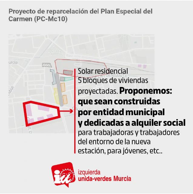 IU-V Murcia denuncia que Ballesta le da la espalda a los jóvenes y a los trabajadores que necesitan vivienda - 1, Foto 1