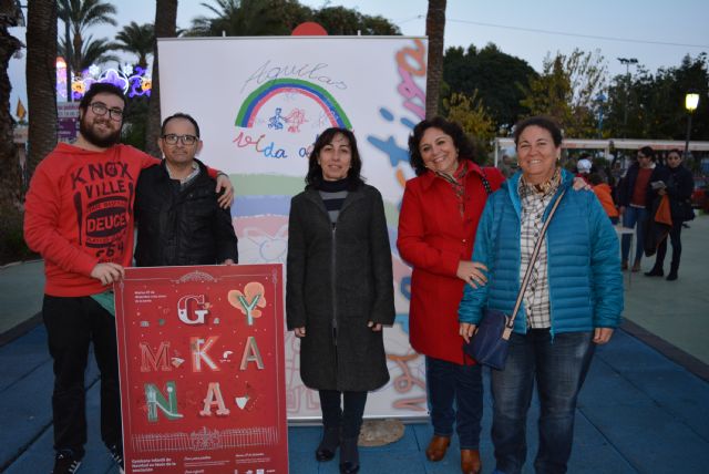 Los más pequeños se divierten en la I Gymkana solidaria de Navidad a beneficio de Águilas Vida Activa - 1, Foto 1