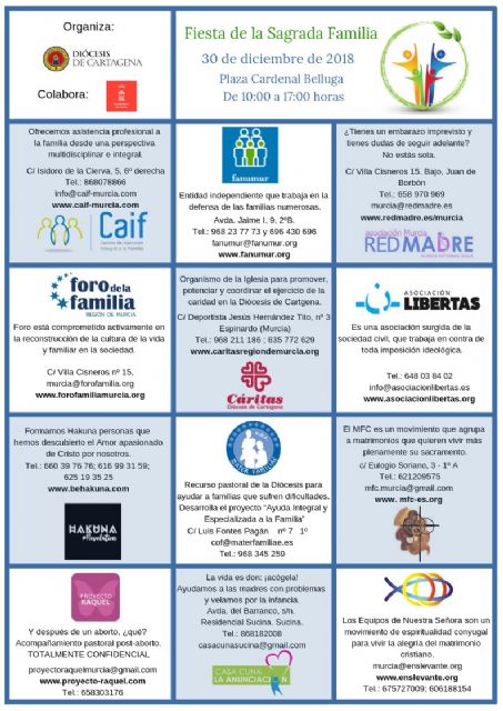 Gran Fiesta de la Sagrada Familia el domingo 30 de diciembre en Murcia - 2, Foto 2