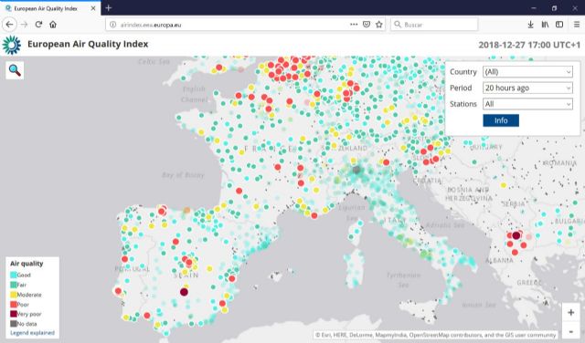 Murcia, tres días en alerta roja por contaminación, punto negro en el mapa de la agencia europea del medio ambiente - 1, Foto 1