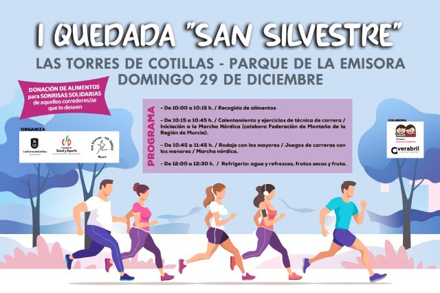 Todos a correr y colaborar en la 'I Quedada Solidaria San Silvestre' de Las Torres de Cotillas - 1, Foto 1