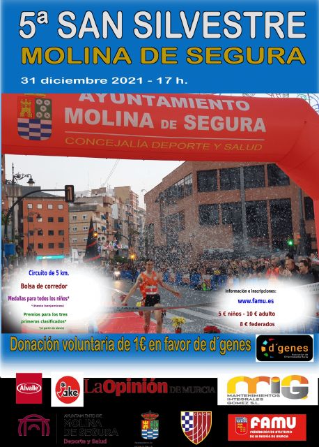 Este viernes, Molina de Segura vive su quinta San Silvestre - 1, Foto 1