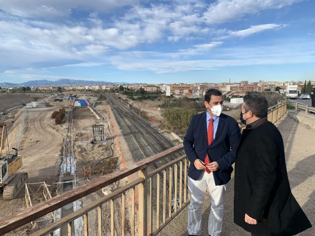 El Gobierno regional destina 1,2 millones para el soterramiento del trazado del Corredor Mediterráneo a su paso por Alcantarilla - 1, Foto 1