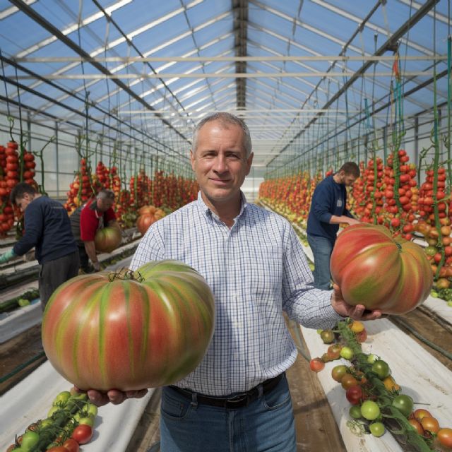 Tomates del tamaño de sandías, la apuesta de los productores murcianos para alimentar al mundo en 2050 - 1, Foto 1