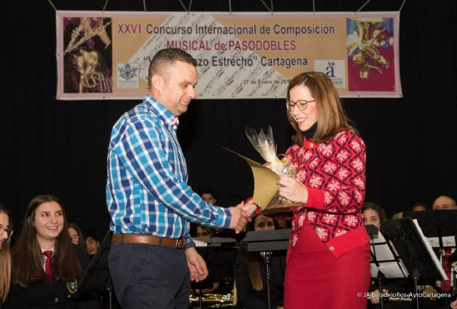 La percusion mas divertida vencio en la final del Concurso Internacional de Composicion Musical de Pasodobles Villa de Pozo Estrecho - 1, Foto 1