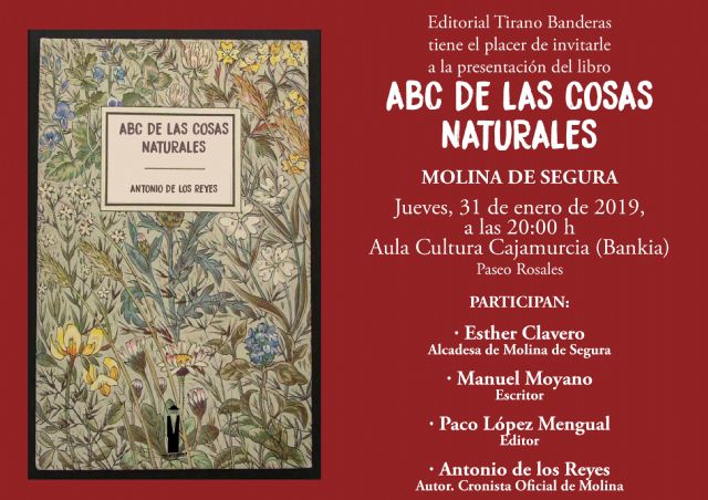 Presentación del libro ABC de las cosas naturales de Antonio de los Reyes - 3, Foto 3