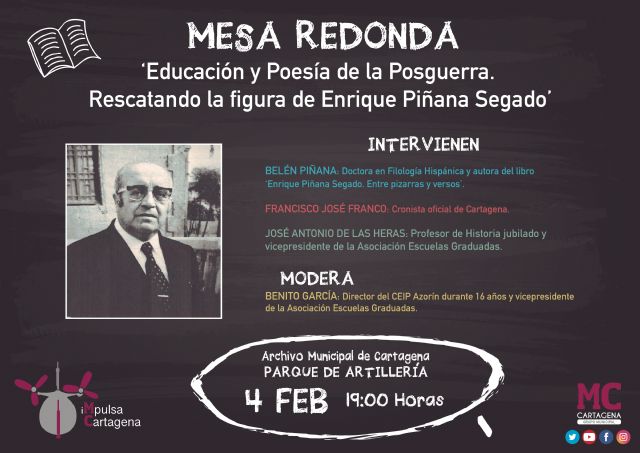 Una ruta turística sobre leyendas y una visión sobre la educación y poesía de la posguerra, próxima actividades de 'Impulsa Cartagena' - 1, Foto 1