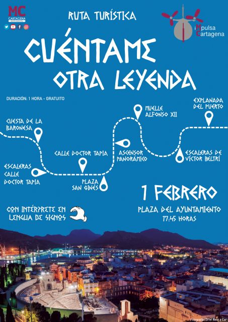 Una ruta turística sobre leyendas y una visión sobre la educación y poesía de la posguerra, próxima actividades de 'Impulsa Cartagena' - 2, Foto 2