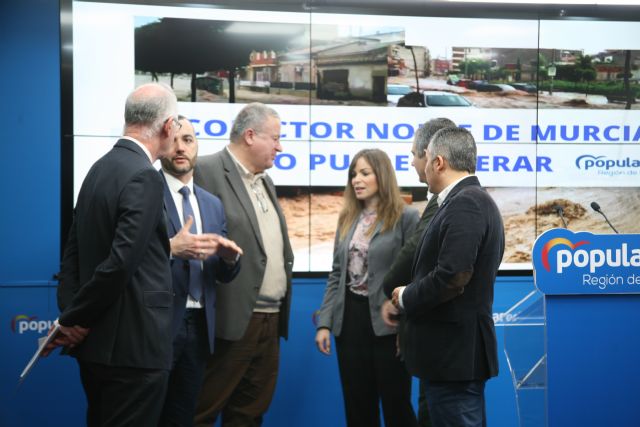 El PP presiona al Ministerio para que ejecute de forma urgente del Colector Norte de Murcia para garantizar la seguridad de los vecinos cuando llueve - 1, Foto 1
