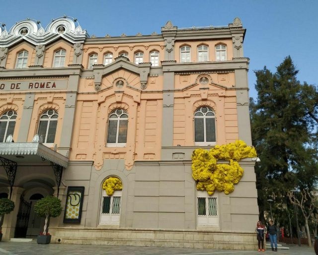 HUERMUR celebra la retirada de la distorsionante instalación de la fachada BIC del Teatro Romea - 5, Foto 5