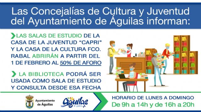 Las Salas de estudio abrirán a partir del lunes al 50% - 1, Foto 1