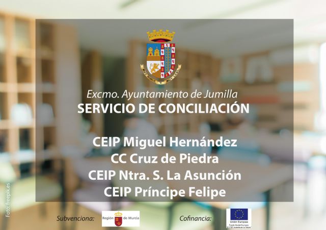 Abierto el plazo de inscripciones para el Servicio de Conciliación en cuatro centros educativos - 1, Foto 1