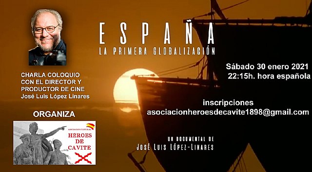 Videoconferencia con JOSÉ LUIS LÓPEZ-LINARES, director del documental ESPAÑA. LA PRIMERA GLOBALIZACION - 1, Foto 1