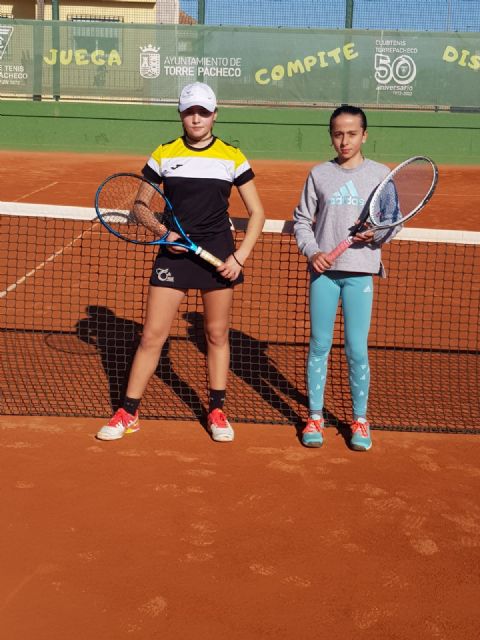 Irene Balsalobre y Pepe Cánovas Campeones del XXIII Open Promesas de tenis Villa de Torre Pacheco - 3, Foto 3
