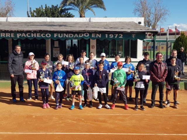 Irene Balsalobre y Pepe Cánovas Campeones del XXIII Open Promesas de tenis Villa de Torre Pacheco