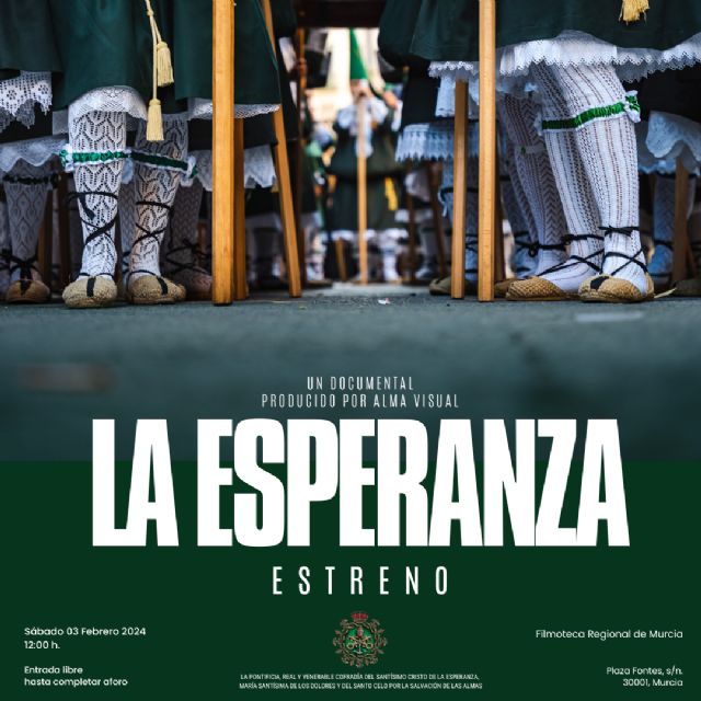 La Cofradía de la Esperanza estrenará un documental sobre su historia - 1, Foto 1