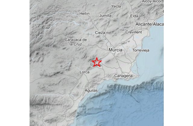 Terremoto de magnitud 3 en Totana, Foto 1