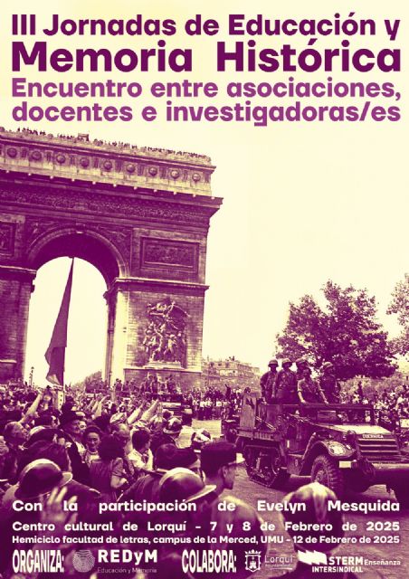Lorquí se convierte, por segundo año, en sede de las III Jornadas Regionales de Educación y Memoria Histórica - 1, Foto 1
