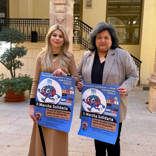 El Ayuntamiento invita a todos los lorquinos a participar en la II marcha solidaria 10.000 pasos para el recuerdo a favor de Alzheimer Lorca - 1, Foto 1