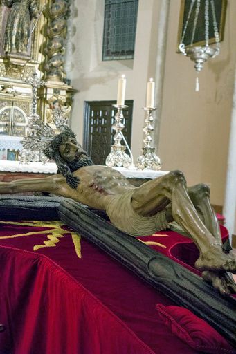 Religión . Sevilla . Triduo en honor y gloria al Stmo. Cristo del Buen Fin por el grupo de Files en Alcalá del Río - 4, Foto 4