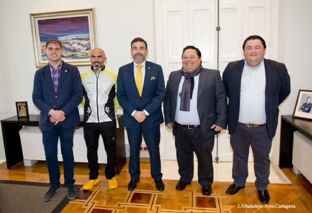 Andrés Lledó incluirá en su mochila hacia Costa Rica el apoyo de los cartageneros y de su Ayuntamiento - 1, Foto 1
