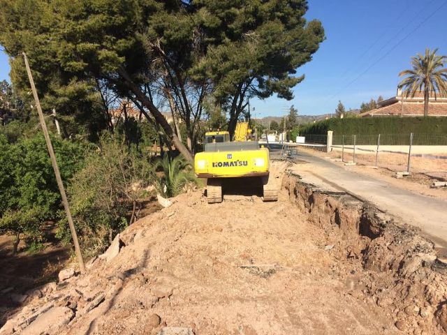 Comienzan las obras de reparación en la carretera C-7 de La Huerta tras los daños ocasionados por el temporal de lluvias, Foto 2