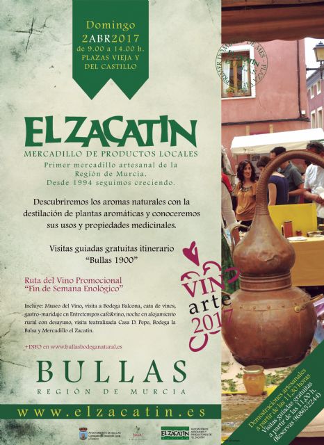 El Zacatín del domingo estará dedicado a la destilación de plantas aromáticas - 1, Foto 1