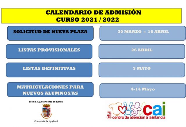 Mañana se abre el plazo de solicitud de plazas en el Centro de Atención a la Infancia El Arsenal para el curso 2021/22 - 2, Foto 2