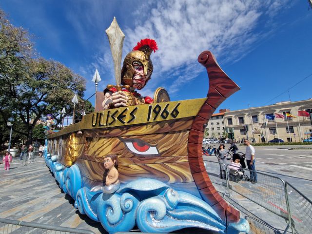 Los personajes de la Odisea cobran vida en la nueva carroza del Grupo Sardinero Ulises - 1, Foto 1
