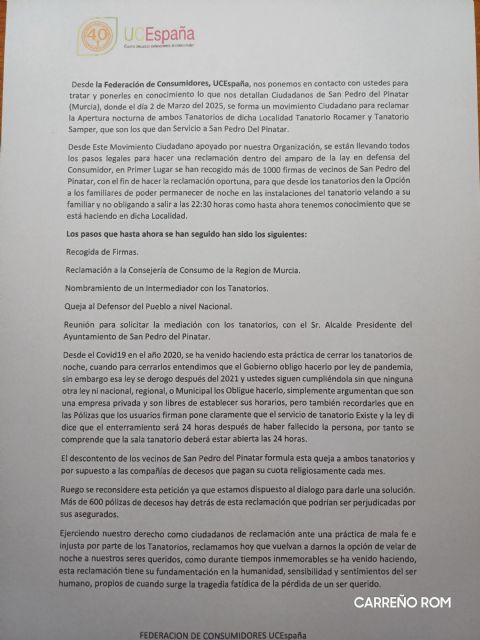 La comunidad gitana de San Pedro del Pinatar exige la apertura nocturna de los tanatorios - 2, Foto 2