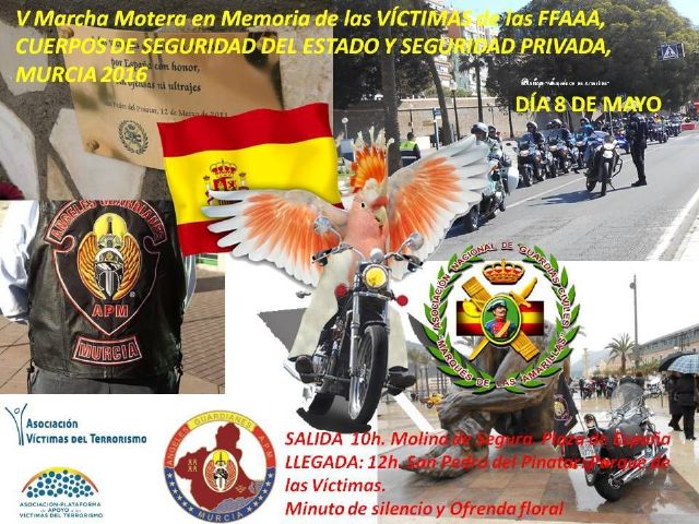 Molina de Segura acoge el Homenaje a las Víctimas de las Fuerzas Armadas y Cuerpos de Seguridad y Seguridad Privada Murcia 2016 el sábado 7 de mayo - 1, Foto 1