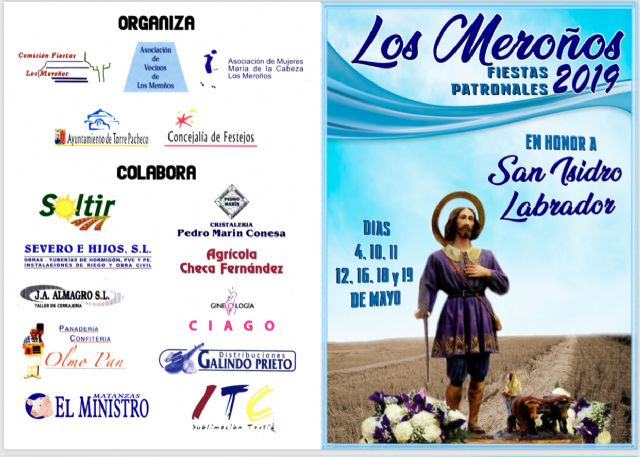 Los Meroños 2019 - Fiestas Patronales en honor a San Isidro Labrador - 1, Foto 1